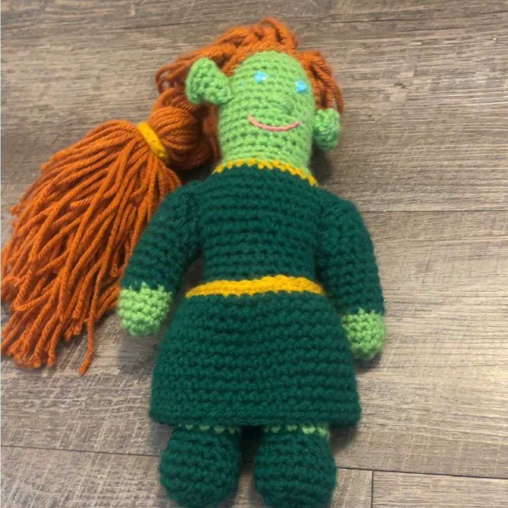 Handmade Crochet Princess Fiona Doll